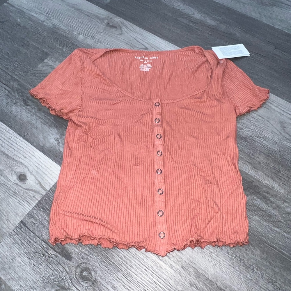 American Eagle ribbed top XS nwt